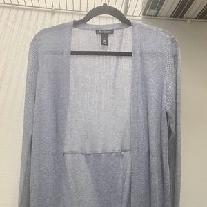 Sheer blue Kimono Sweater